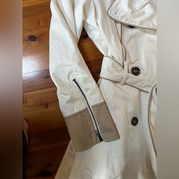 Ecru Trench Coat - Picture 2 of 6
